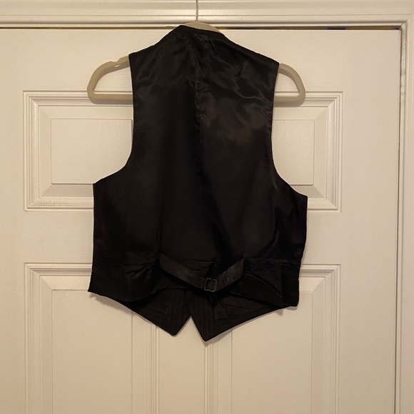 Brooks Brothers 1818 3 Piece Wool Suit, Black with Pinstripes - Picture 9 of 15